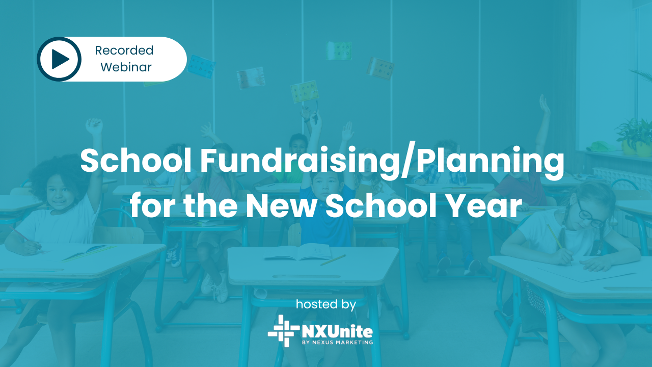 School Fundraising & Planning for the New School Year