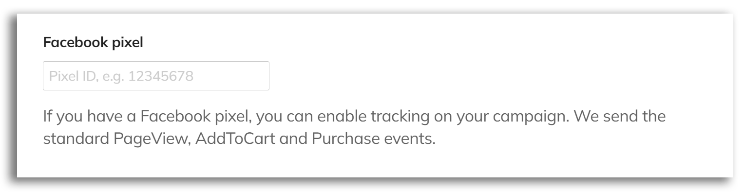 Adding Facebook Pixel to your campaign